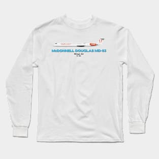 McDonnell Douglas MD-83 - Wings Air Long Sleeve T-Shirt